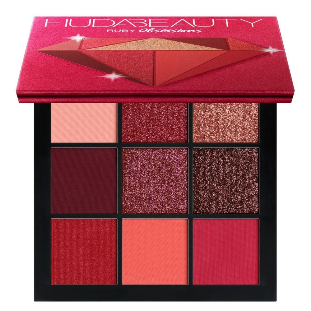 Huda beauty ruby obsessions eyeshadow pallette